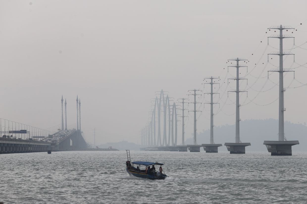 API readings in parts of Penang hit moderate levels