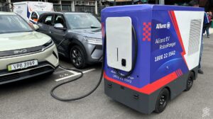 Allianz EV RoboRanger: First look at the remote-controlled EV charger on wheels