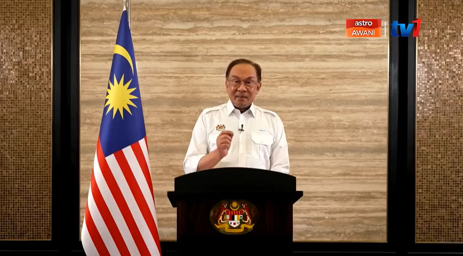 Anwar: RM100 in SARA cash aid for all Malaysian adults on 31 August 2025