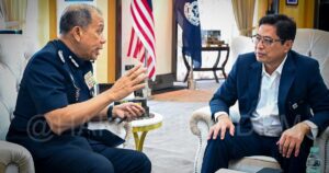 Azam pays first courtesy visit to newly appointed IGP