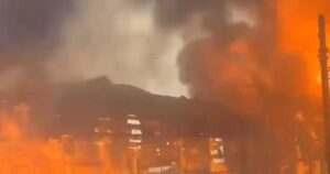 Blaze guts century-old shops in Jasin