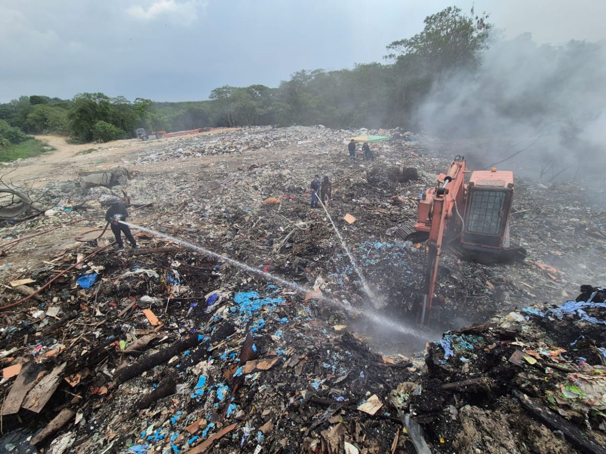 Drones deployed in Selangor dumping site fire by Bomba