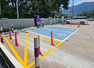 Gentari DC Charger at Petronas Bentong R&R