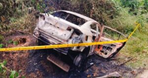 Headmaster dies after car skids, catches fire in Bera