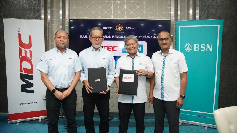 MDEC, BSN perkukuh kerjasama latih bakat digital belia