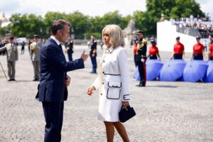 Macron sues right-wing podcaster over claim France’s first lady was born male