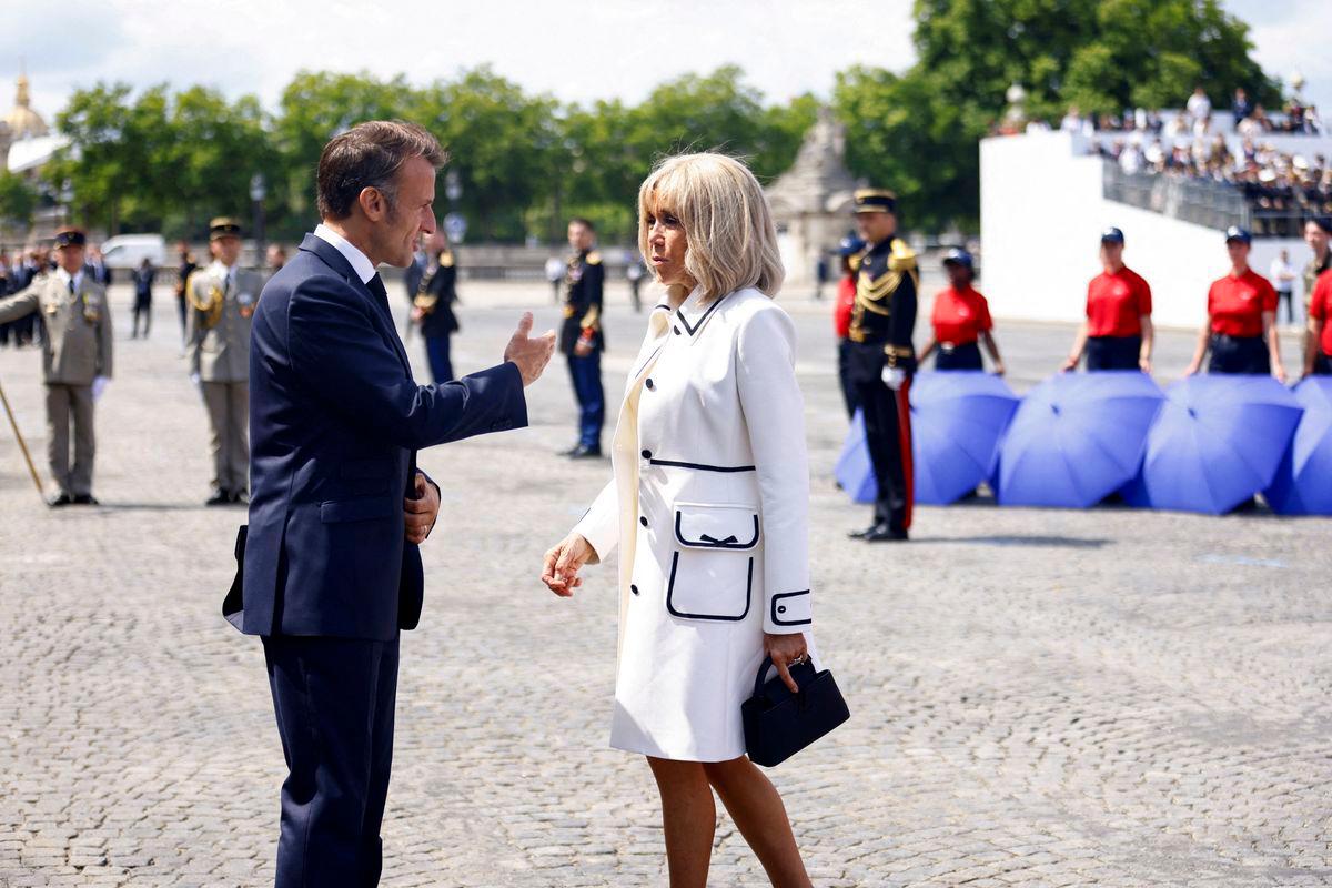 Macron sues right-wing podcaster over claim France’s first lady was born male