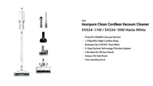 Mesin Penyedut Hampagas Acerpure Clean V2 Kini Di Malaysia Pada Harga RM1299