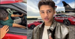 #SHOWBIZ: Aliff Syukri's teen son drives Ferrari for first driving lesson