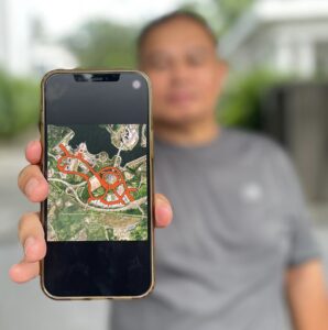 Sambil berlari pun boleh melukis?