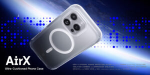 This phone case achieves 81% shock absorption
