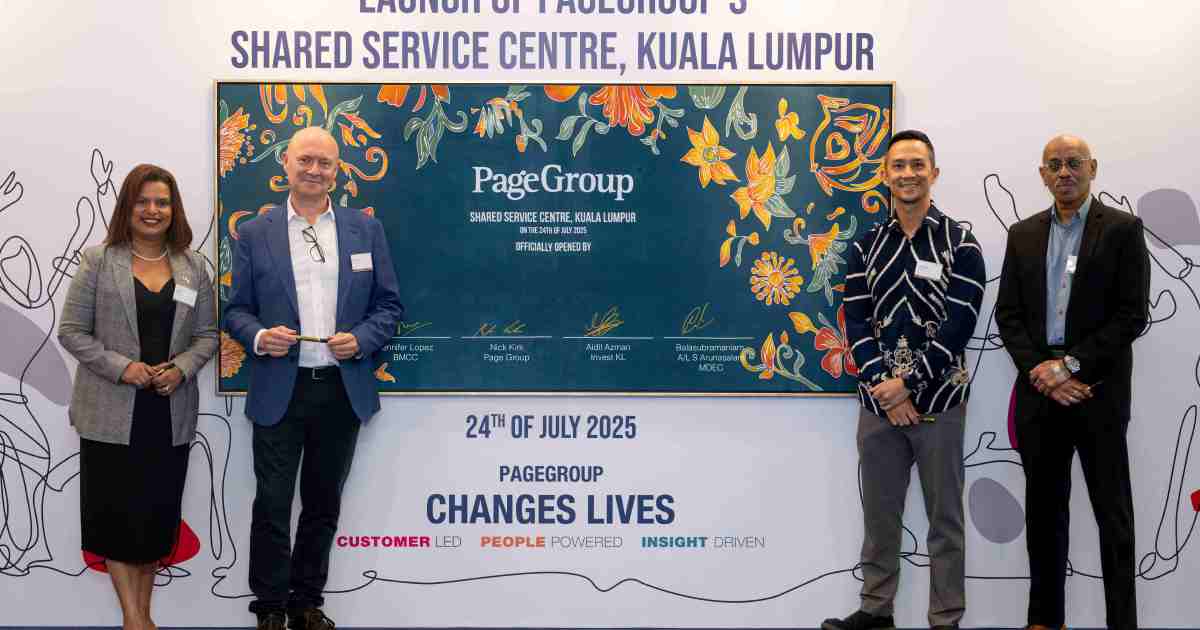 UK-based PageGroup opens first shared services centre in Malaysia