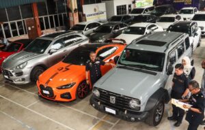 38 kenderaan mewah bernilai RM10 juta disita