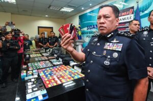 71 keldai akaun diberkas PDRM
