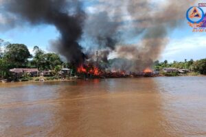 74 penduduk hilang tempat tinggal dalam kebakaran di Tatau