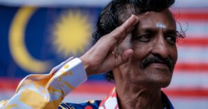 A sea of Jalur Gemilang: Johor man's show of patriotism
