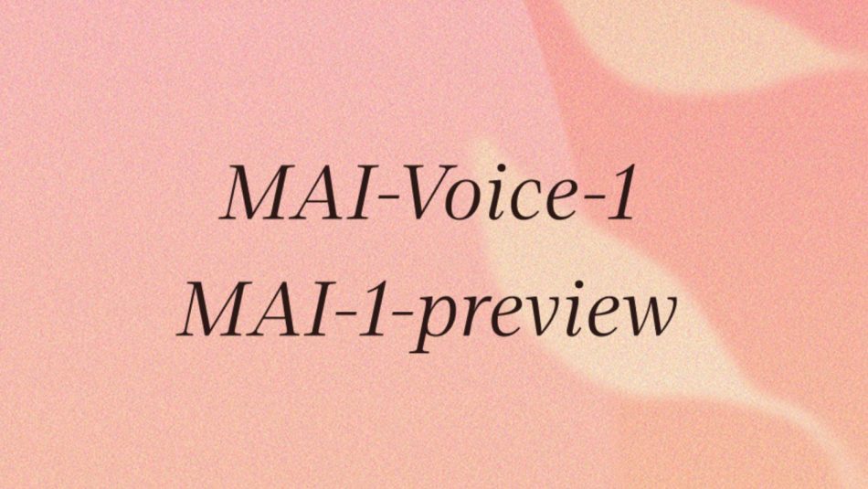 AI Generatif MAI-Voice-1 Menjana 1 Minit Audio Dalam Masa 1 Saat