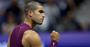 Alcaraz mows down Darderi to reach US Open last 16