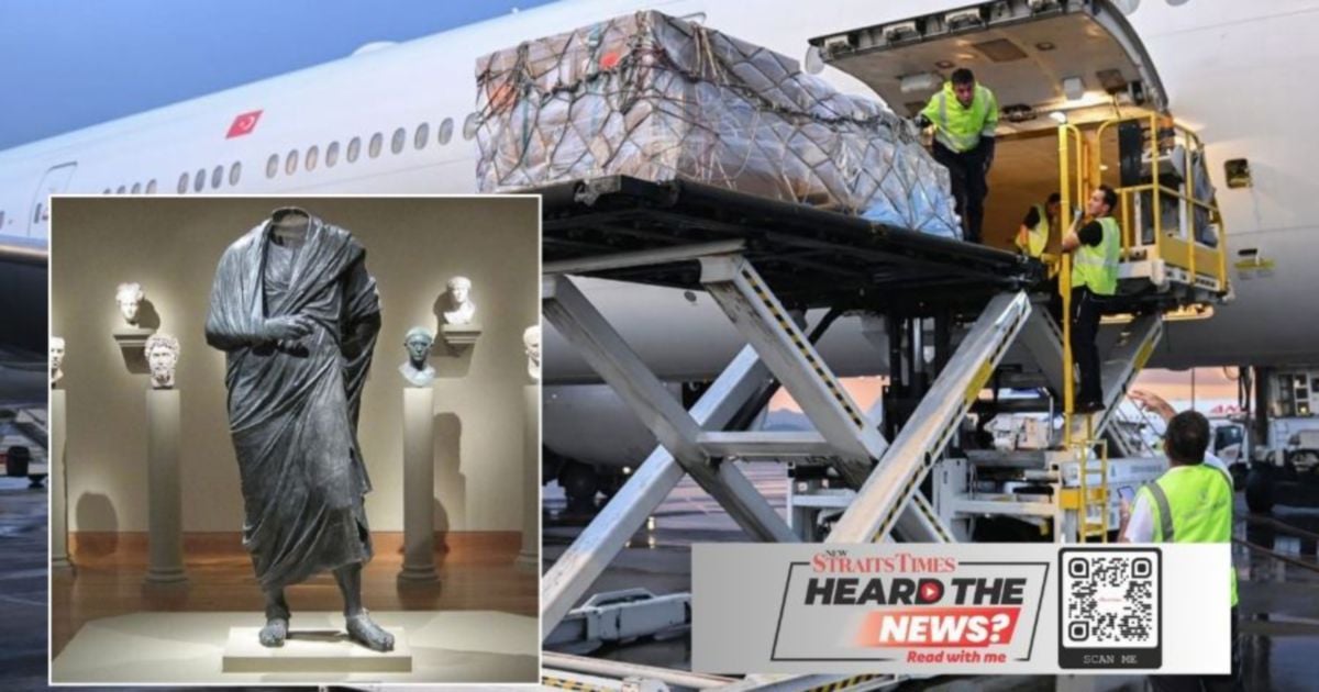 Ancient statue returns to Turkiye 65 years later