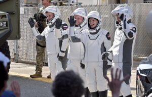 Astronauts set for launch to ISS as US, Russian space chiefs plan rare meeting