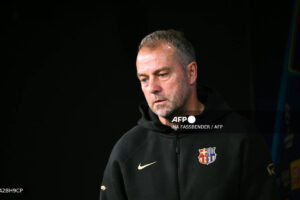 Barcelona coach Flick banned for Champions League match after UEFA fine