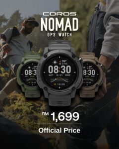 COROS Perkenalkan Jam Tangan Pintar NOMAD Di Malaysia – Harga RM1699