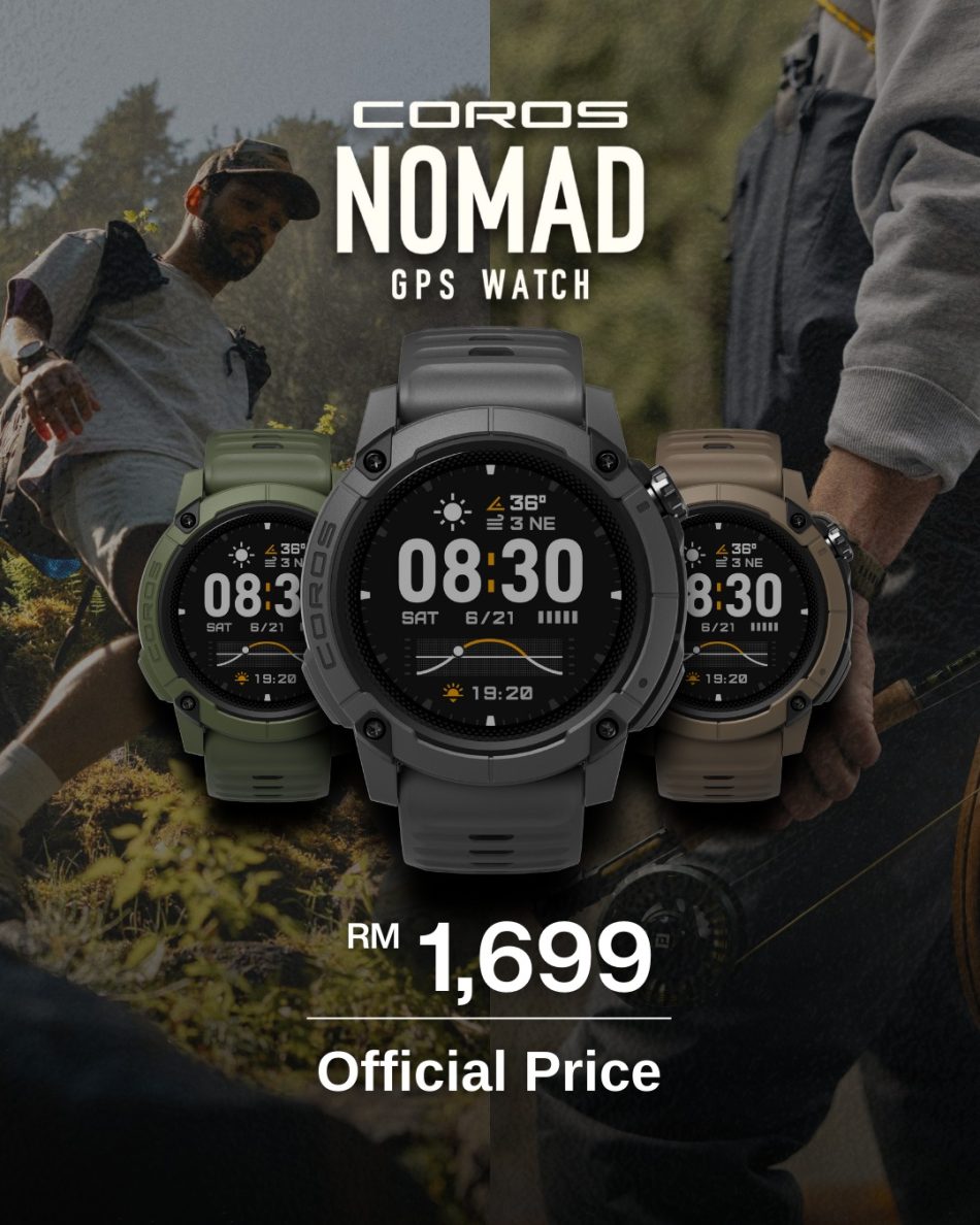 COROS Perkenalkan Jam Tangan Pintar NOMAD Di Malaysia – Harga RM1699