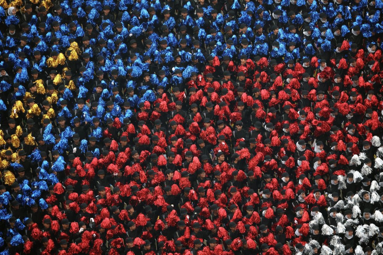 Cabinet Ministers gather for National Day celebrations in Putrajaya