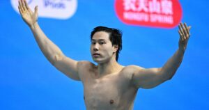 China's Qin wins 'miracle' second breaststroke gold at swim worlds