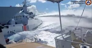 Chinese warship collides with own coast guard vessel in South China Sea