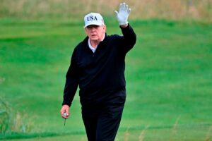 Course owner Trump hails Forrest's 'brilliant' Scottish Championship win