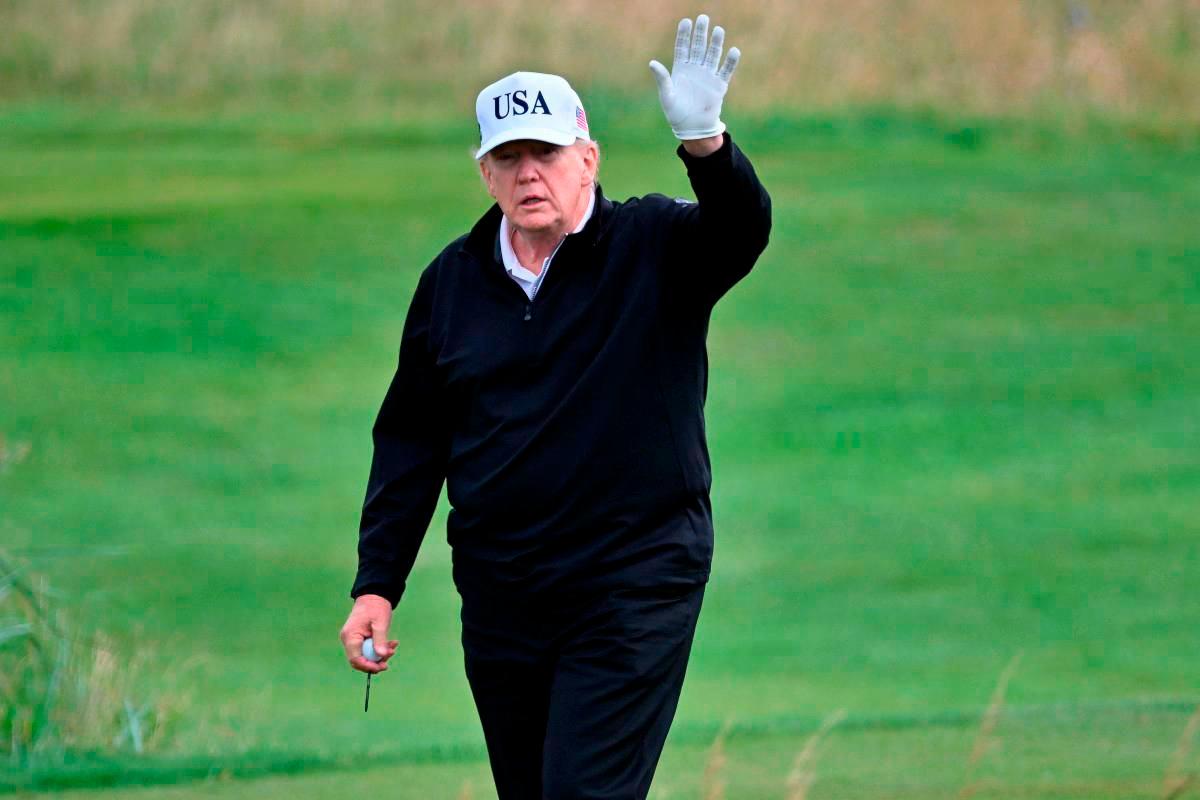 Course owner Trump hails Forrest's 'brilliant' Scottish Championship win