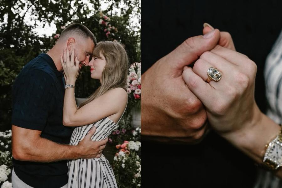 Dilamar dengan cincin berlian seberat 10 karat, peminat bersorak Taylor Swift bakal berkahwin