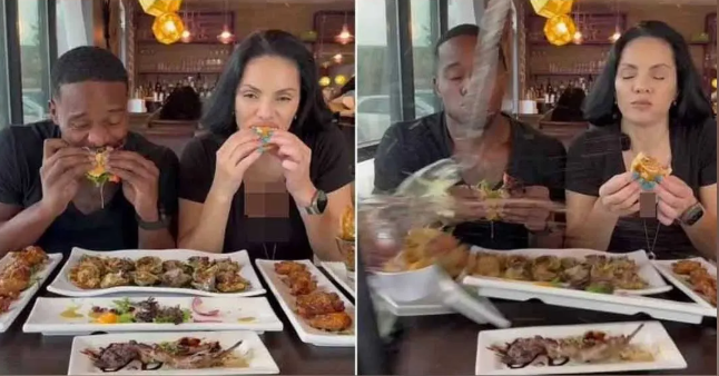 Dua pempengaruh nyaris dirempuh SUV ketika ‘review’ makanan