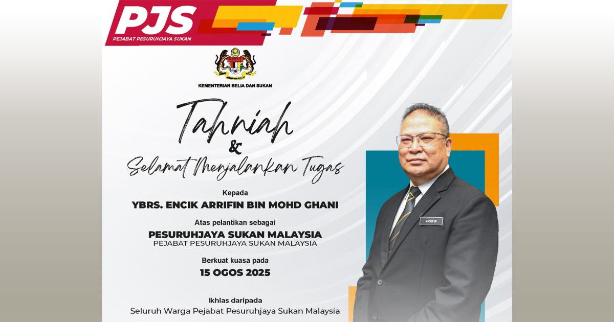 Ex-national hockey player Arrifin appointed as sports commissioner