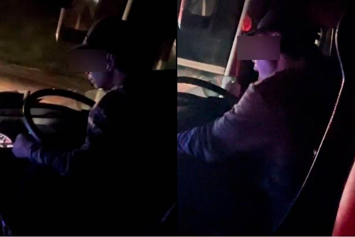 Express bus passenger claims driver displayed erratic behaviour due to alleged drug uses