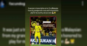 Facundo clarifies his Harimau Malaya status