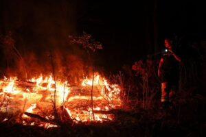 France battles huge wildfire for second day in a row