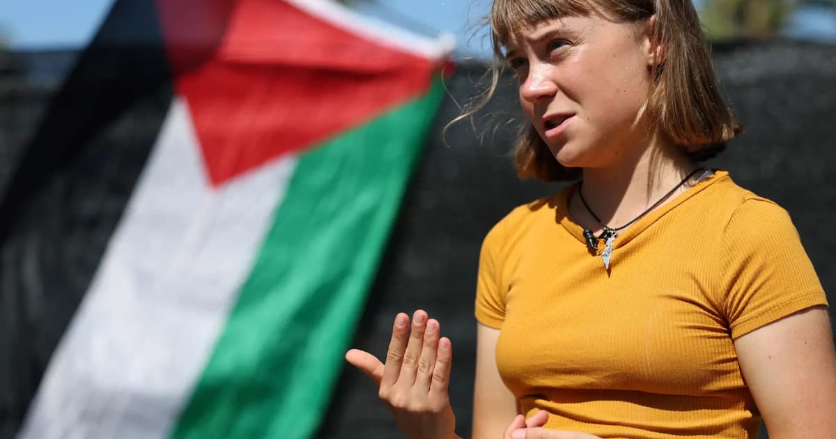 Gaza aid flotilla ‘should not have to exist’ says Thunberg