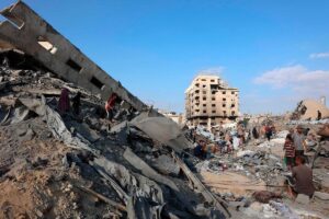 Gaza aid truck tragedy kills 20 as crowd swarms overturned vehicle