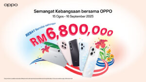Get Oppo smartphones with up to RM300 off this Merdeka sale