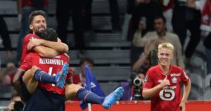 Giroud strikes late to lift Lille past Monaco, Rennes implode early at Lorient