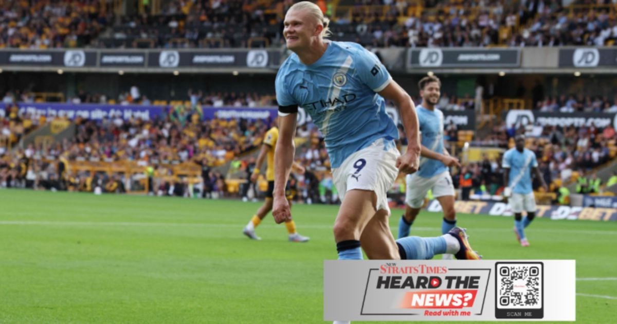 Haaland fires City to opening win at Wolves