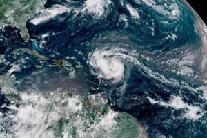 Hurricane Erin intensifies to category 3 storm as it nears Caribbean