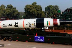 India test-fires Agni-5 nuclear-capable ballistic missile