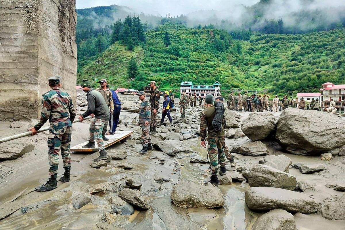 Indian army searches for missing after deadly Himalayan floods