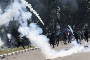 Indonesian students vow more protests after one killed in Jakarta demonstration