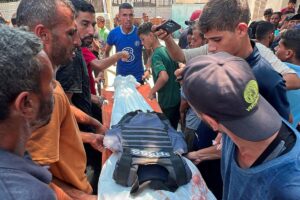 Israeli military says journalists killed in Gaza hospital strike were not target