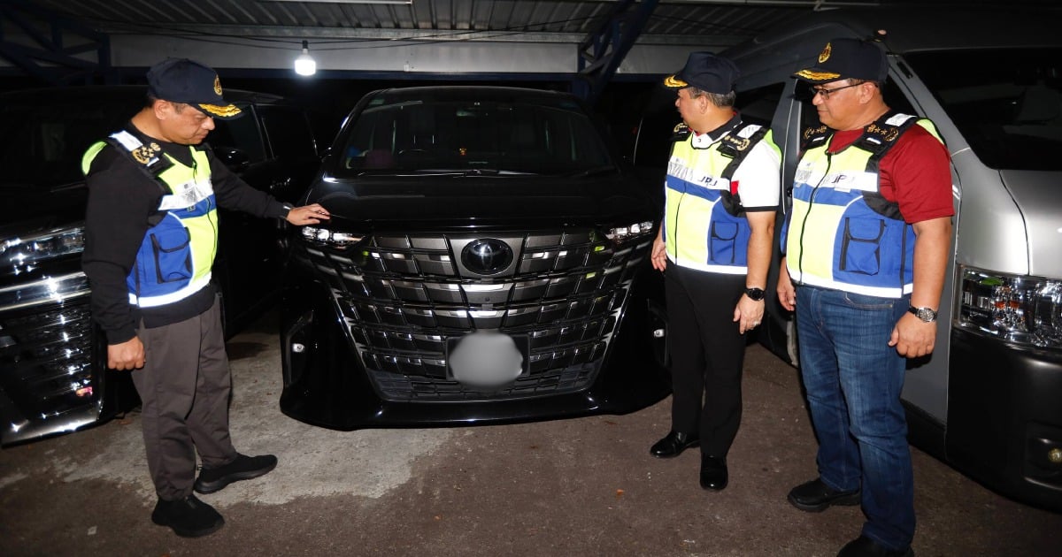 JPJ seizes 270 luxury vehicles without road tax, insurance coverage through Ops Luxury