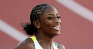 Jefferson-Wooden, Bednarek blaze to 100m titles at US trials